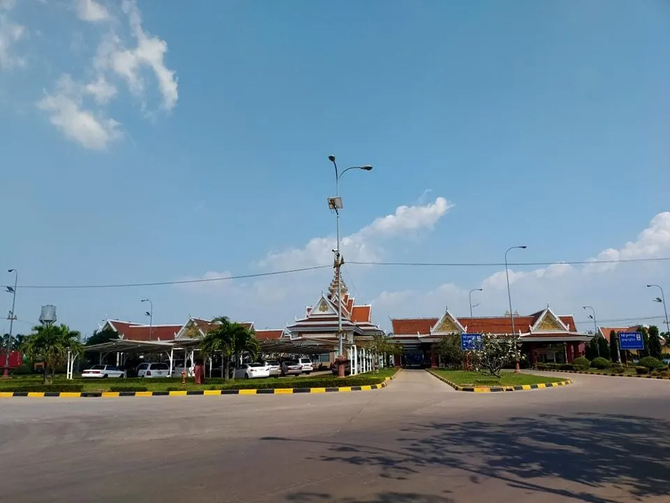 Bavet checkpoint building in Cambodia